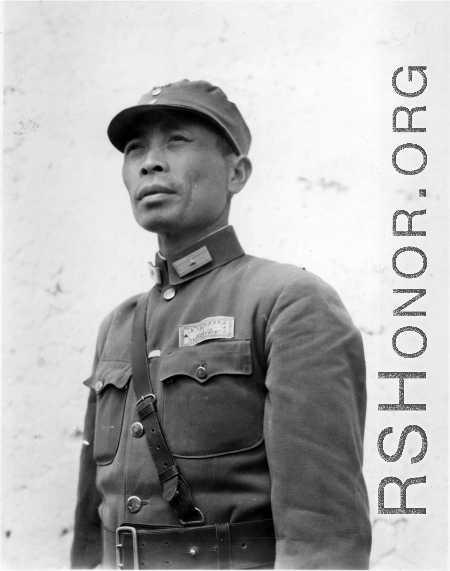 Zheng Tingji (郑庭笈), commander of the 48th Army Division (陆军第四十八师 ), poses in Yunnan.
