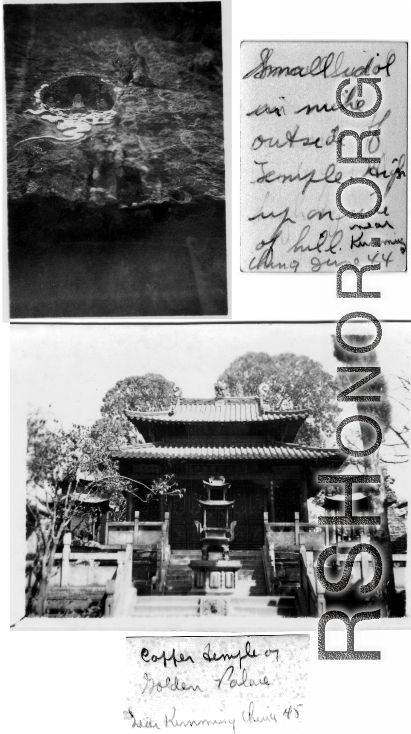 Idol And Temple Near Kunming. June 1944.