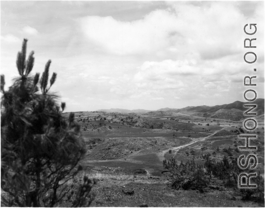 The countryside in Yunnan province, China, during WWII.