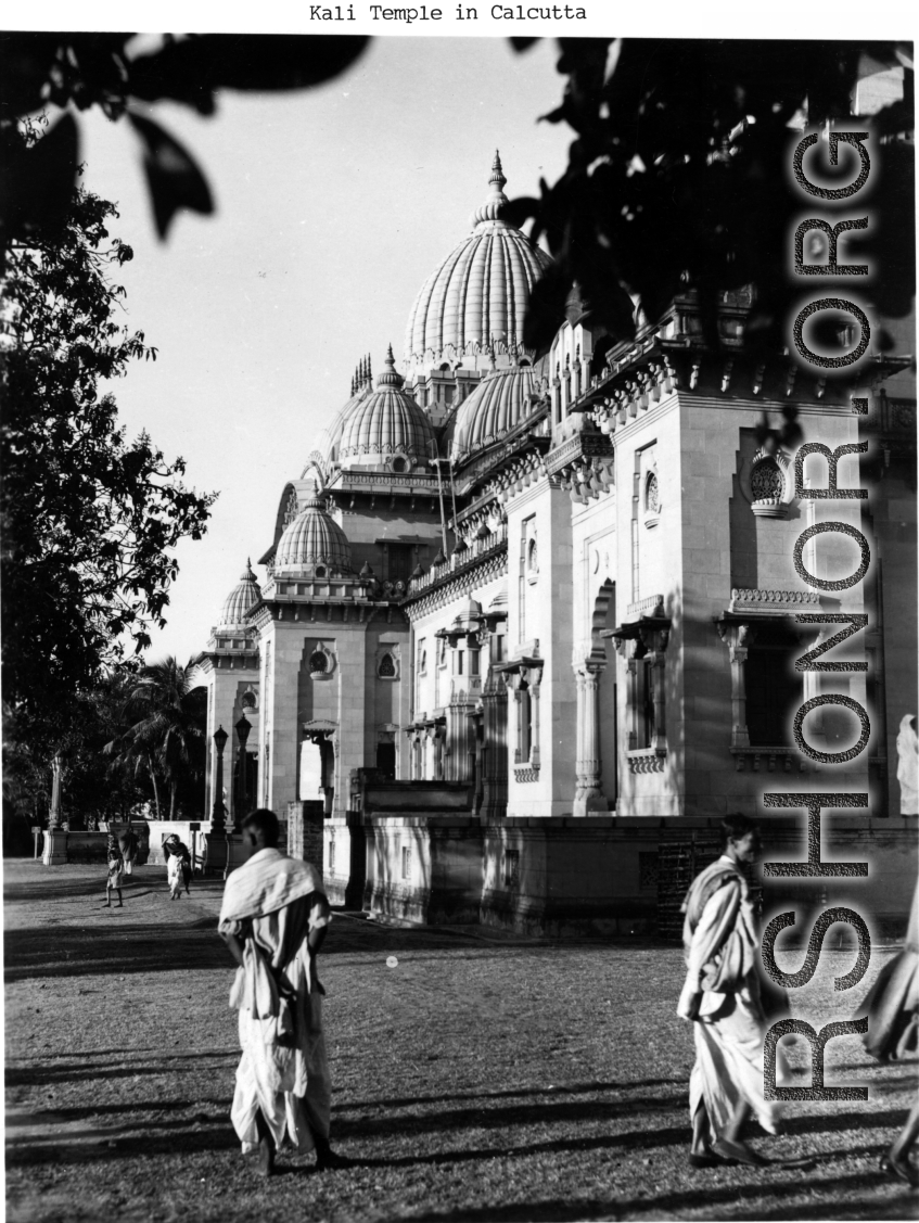 Kali Temple in Calcutta, during WWII.