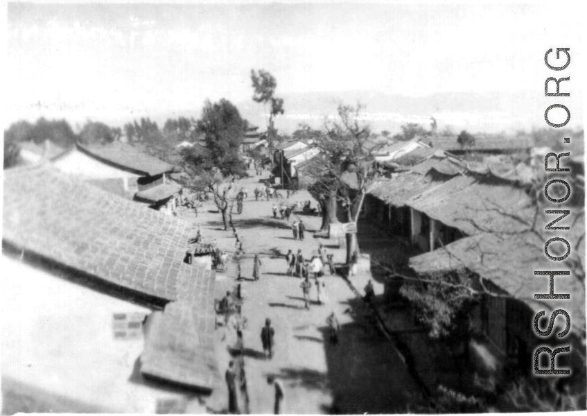 A town in China during WWII.