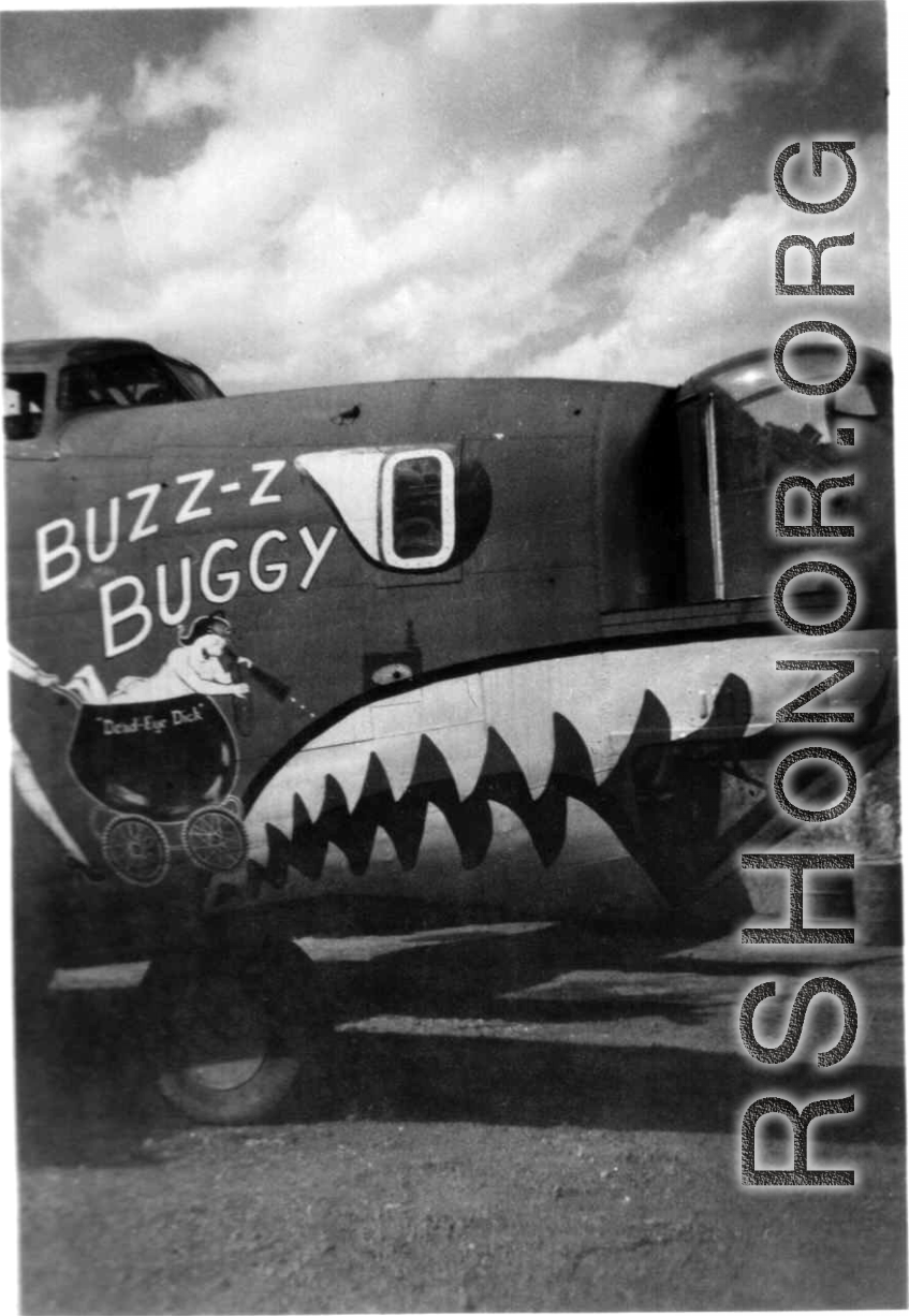 The B-24 "Buzz-Z Buggy".   From the collection of Robert H. Zolbe.