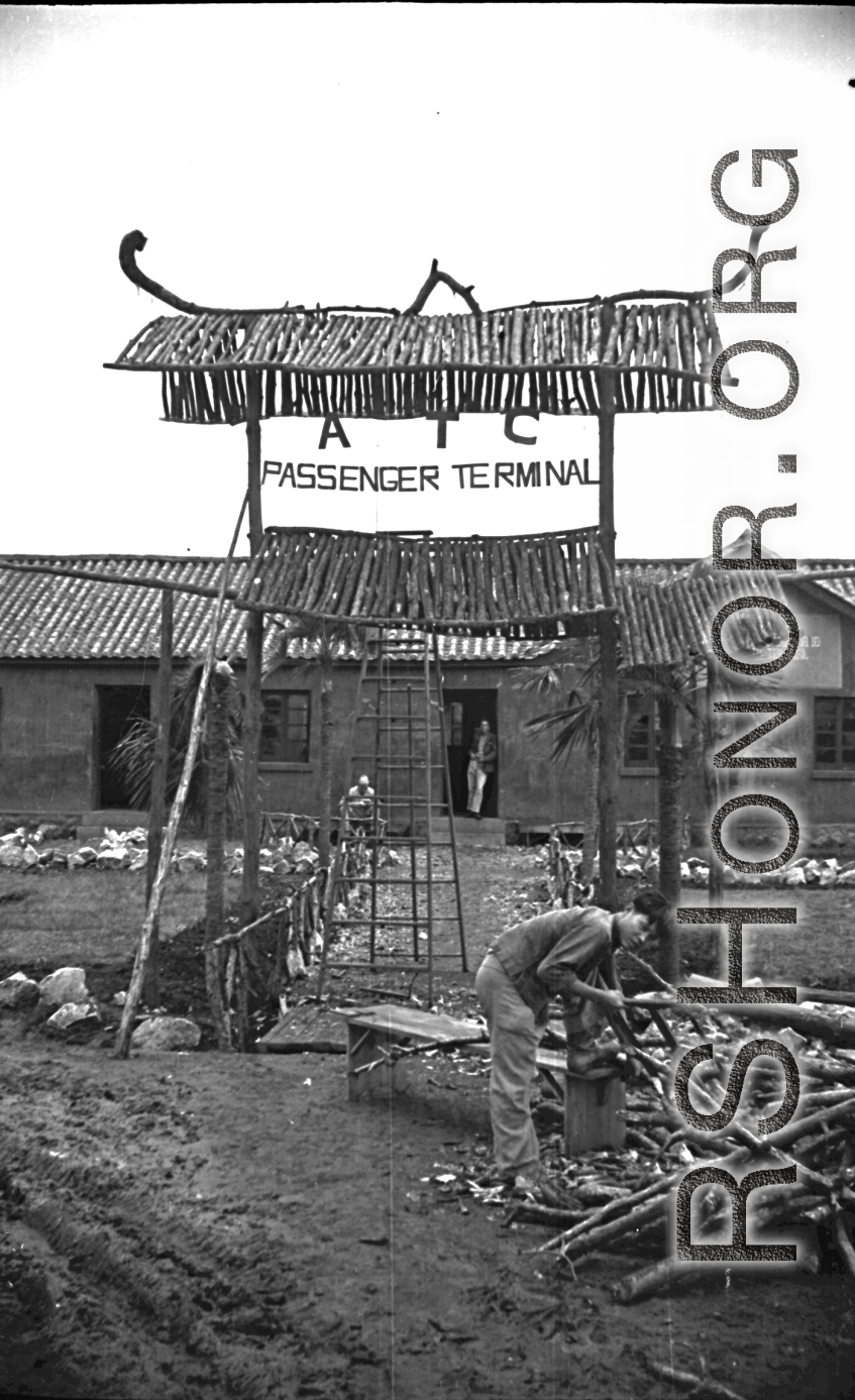 "ATC Passenger Terminal" in Yunnan during WWII.