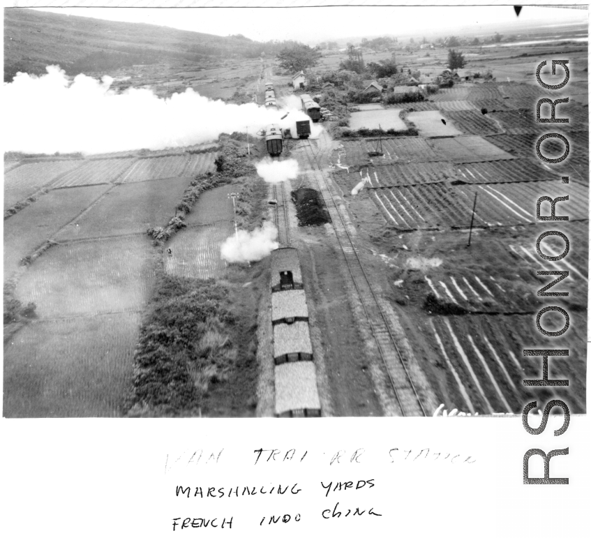 Bombing of Van Trai Station, French Indochina.  22nd Bombardment Squadron.