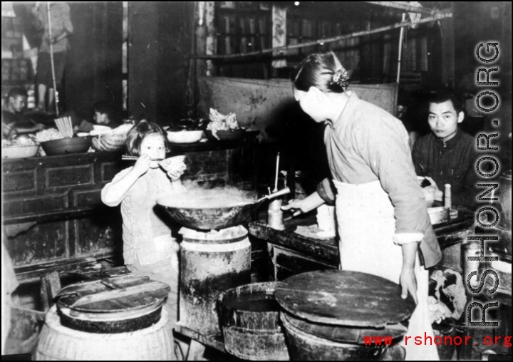 Restaurant in SW China during WWII.