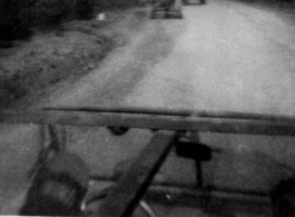 Driving Burma Road, June 1944.