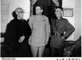 Chennault was honored with a farewell dinner on July 26, 1945, for his retirement, hosted by Supreme Court Judge Chow, and General Lin Yao Yang.
