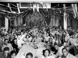 A fascinating and rare image of a party or similar celebration of mostly African American CBIers. 