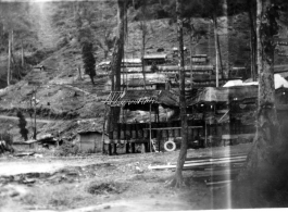 Engineer encampment along Burma road as seen by GI of 2005th Ordnance.