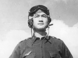 Chinese P-51 pilot Colonel Li Yu during WWII.