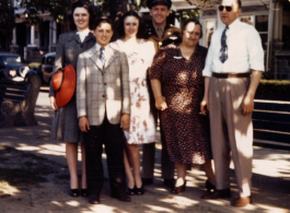 The  family of Walter G. Daniels in the US during the war years.