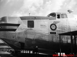 A C-109 transport plane based on the B-24 air frame, serial number #44-48888.  From the collection of David Firman, 61st Air Service Group.