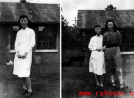 Chinese and American nursing staff in the CBI, probably at Yangkai.
