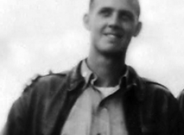 1st Lt. Folke Leon Johnson, A.S.N. 0-799026. Lt. Johnson was on a 308th Bombardment Group B-24 (listed as "Old Acquaintance", #44-40826).