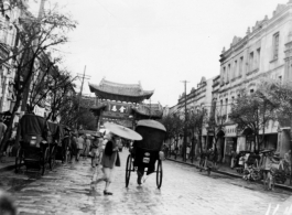 The Golden Horse Gate (paired with nearby Jade Rooster Gate), usually considered a pair: Golden Horse And Emerald Rooster Archway (金马碧鸡坊).  In the CBI during WWII.  Photo from John Bondurant.