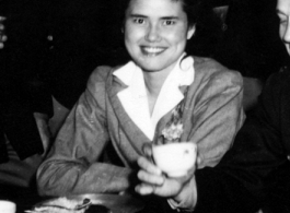 Dorothy Yuen Leuba in the CBI during WWII.