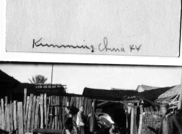 Building material shop, Kunming, China, 1944.