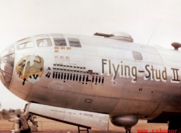 The Boeing B-29 "Flying-Stud II" of the 444th Bombardment Group in China during WWII.