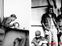 Images from the trip on the U.S.S. General Butner which took Ehle back to the US, arriving in San Francisco on June 24, 1946.