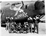 B-24 "The Snark" and crew in the CBI.  Image from Emery and Beth Vrana.