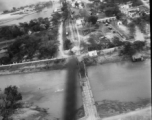 Bombing on Phu Lang Thuong railway bridge over the Thuong River at Bac Giang City in French Indochina (Vietnam), during WWII. In northern Vietnam, and along a critical rail route used by the Japanese.  Coordinates:  21°16'32.69"N 106°11'9.28"E