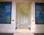 Maps in the Tablet of the Missing, 2006, at the Manila American Cemetery and Memorial  Photo by Dave Dwiggins.