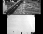 GIs building a petroleum pipeline in Chittagong in April, 1945.
