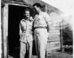 Two GIs "Chuck & Cliff" in China during WWII.