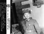 Lt. Gen. Yung Li-teh, Aide-de-camp to governor Lung.  Yunnan Province on December 13, 1944. Gen. Lu Han, Maj. Gen. Wedemeyer, and Gen. Kwan.  Photo by Pfc. Thomas F. Melvin.