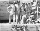 Navigators in training stateside during WWII. June 20, 1944.  Walter Wegner, on far left.