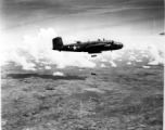 B-25s of the 22nd Bombardment Squadron dropping bombs over SW China, French Indochina, or Burma during WWII.