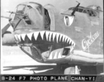F-7/B-24 "Cyclone." 24th Combat Mapping Squadron, 8th Photo Reconnaissance Group, 10th Air Force, at  Zhanyi (沾益).