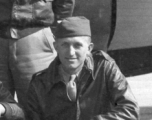 Radio operation T/Sgt. Boleslaw A. Skurnowicz as member of crew of B-24 during training stateside.  Boleslaw A. "Benny" Skurnowicz was born in Shenandoah, Pennsylvania in 1921. He was one of six children of Polish immigrant parents. Polish was spoken in the home and Benny learned to speak English in elementary school.  His father, a coal miner, died from Miner’s Asthma when Benny was thirteen. Benny was a good a good student, but had to leave school to help support the family. He worked various jobs before 