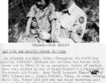 Throughout the world the American soldiers' fondness for children has become well known and in China it is no exception. Scores of orphans have been adopted by men of the Major-General C. L. Chennault\'s Fourteenth Air Force.  here Staff Sergeant Elwood Clark of 2922 Coleman Ave., Corpus Christi, Texas, is shown holding Marie Liu, 6-year old girl who was found wandering near a base of the Fourteenth Air Force Chinese-American Composite Wing.  Sgt Clark and a few of his friends bought clothes for the child a
