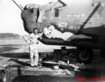 B-24 Liberator "Hot To Go" in the CBI during WWII.