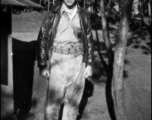 An American serviceman at Yangkai, during WWII.