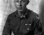 The American serviceman Palmer Dahl in the CBI.