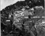 Hillside town near Mussorie, India, during WWII.  Local images provided to Ex-CBI Roundup by "P. Noel" showing local people and scenes around Mussorie India. 