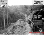 US convoy on a new road to China from India during WWII.