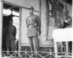 Chinese Lt. General Du Yuming, Nationalist 5th Corps (第五集团军总司令兼昆明防守司令杜聿明), makes speech during rally.