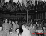 A banquet of Chinese officers (and a few American officers) at rally.
