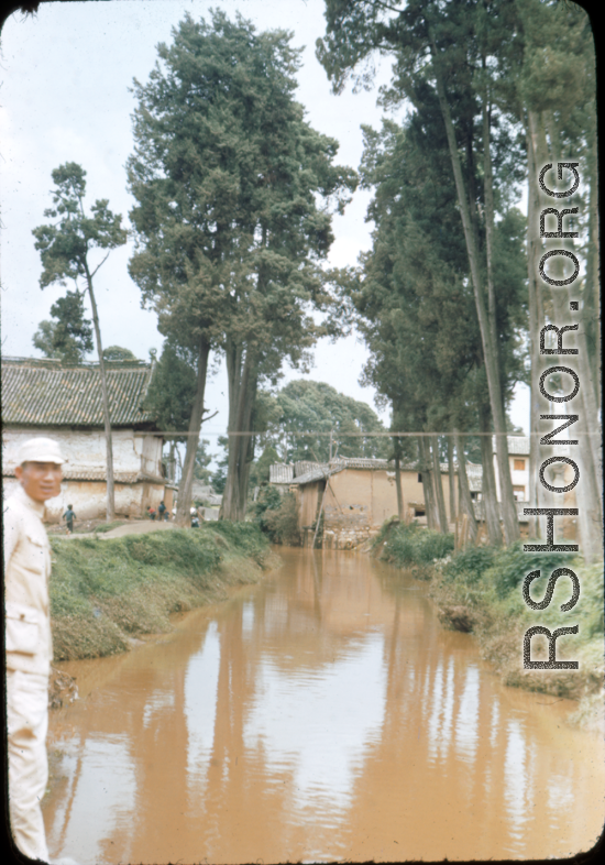 Canal near Kunming during WWII.