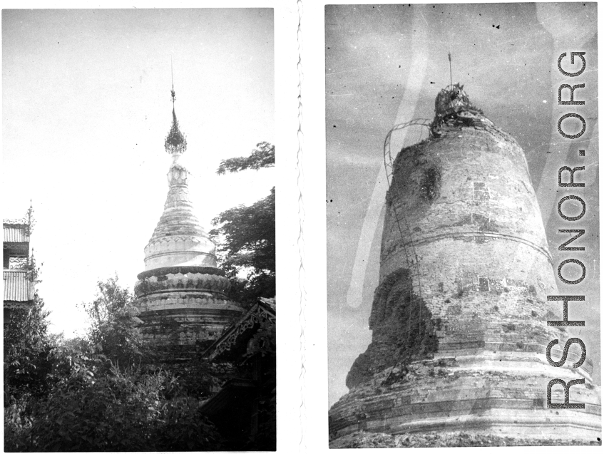 Pagoda along the Burma road on the way to China during WWII.