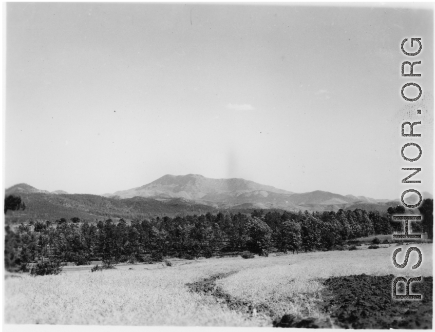 The countryside in Yunnan province, China, during WWII.