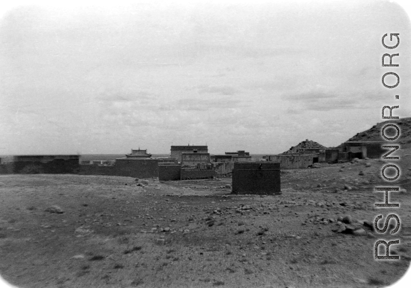 A temple complex in northern China during WWII.