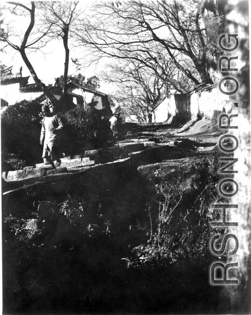 Walkway in a village, probably near Yangkai.