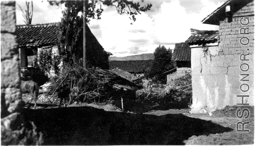 A local village at Yangkai, Yunnan province, China.