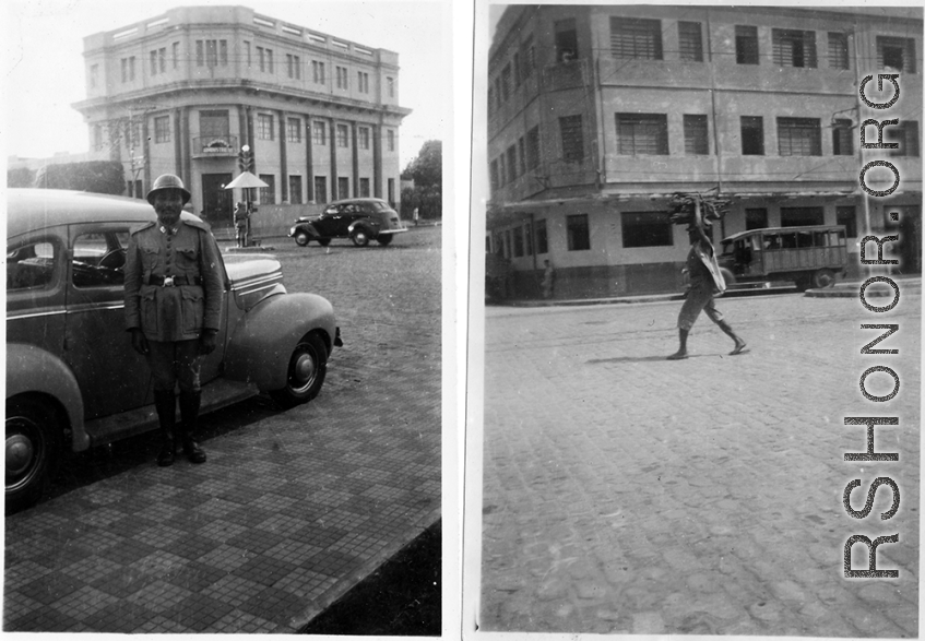 Views in Brazil during a stop over on the crew's circuitous trip to the CBI during WWII.