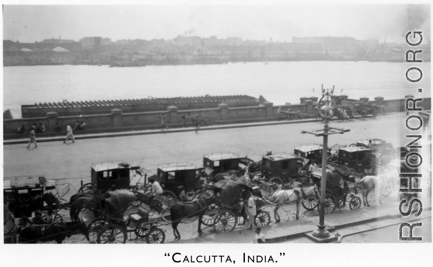 Calcutta, India, during WWII.