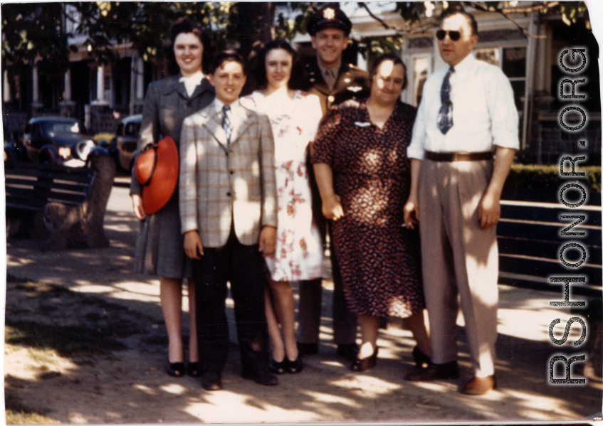 The  family of Walter G. Daniels in the US during the war years.